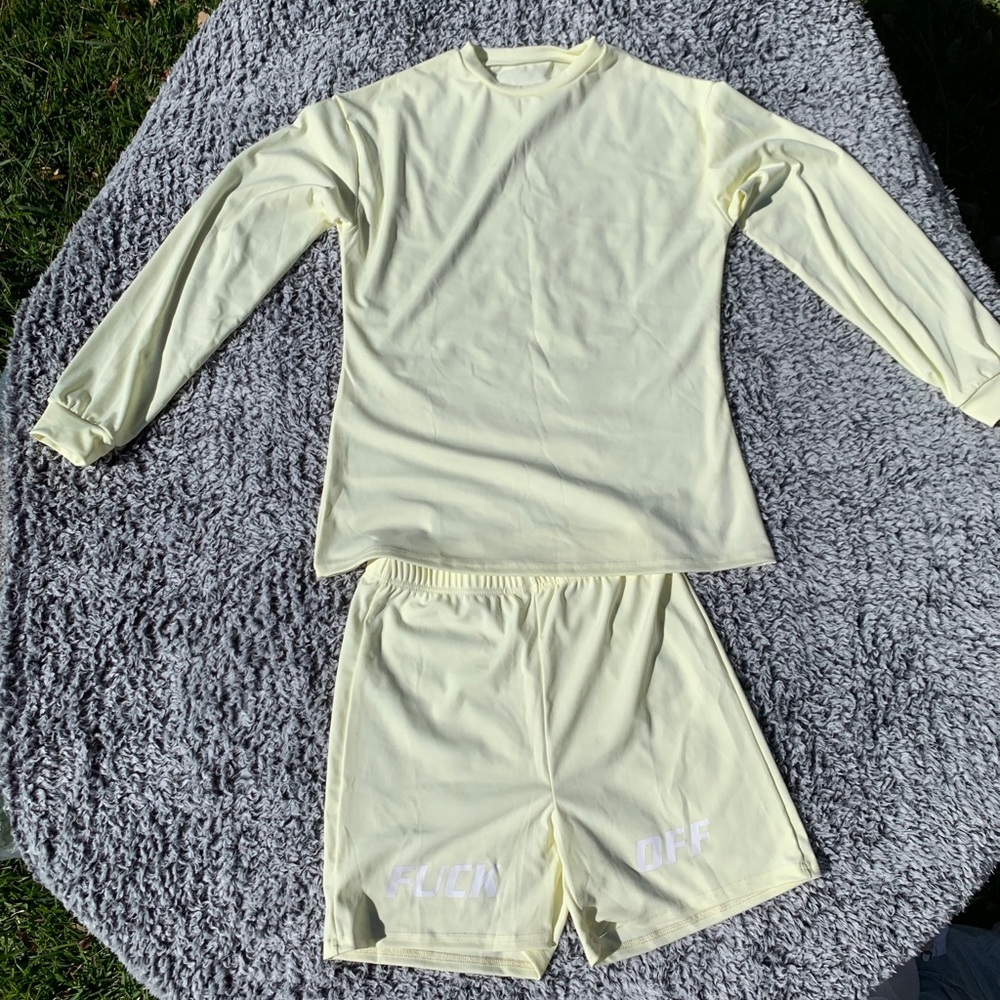 Matching Biker Shorts Set